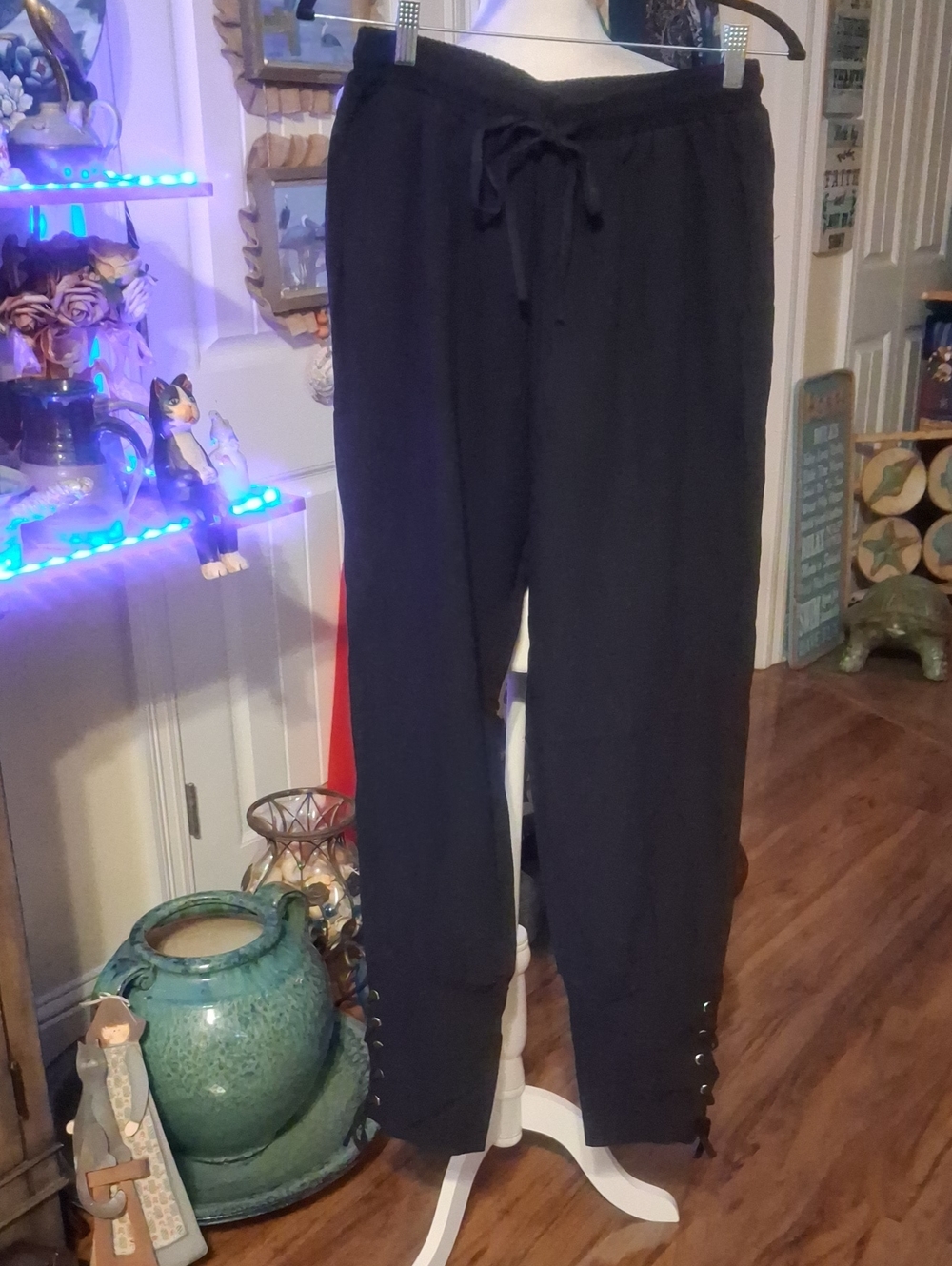 A New Black Relax Pants By Free People Size M